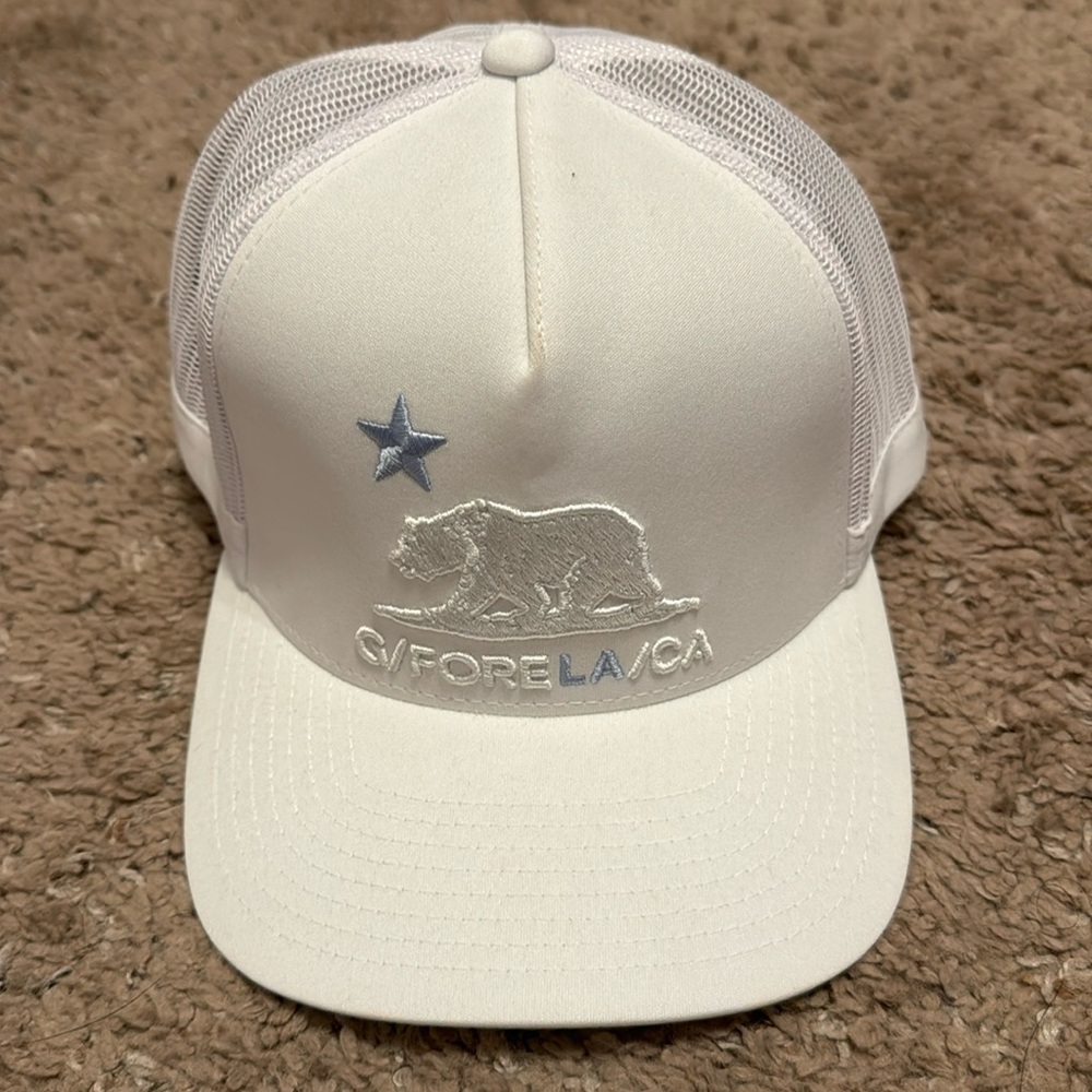 G/Fore LA white SnapBack hat